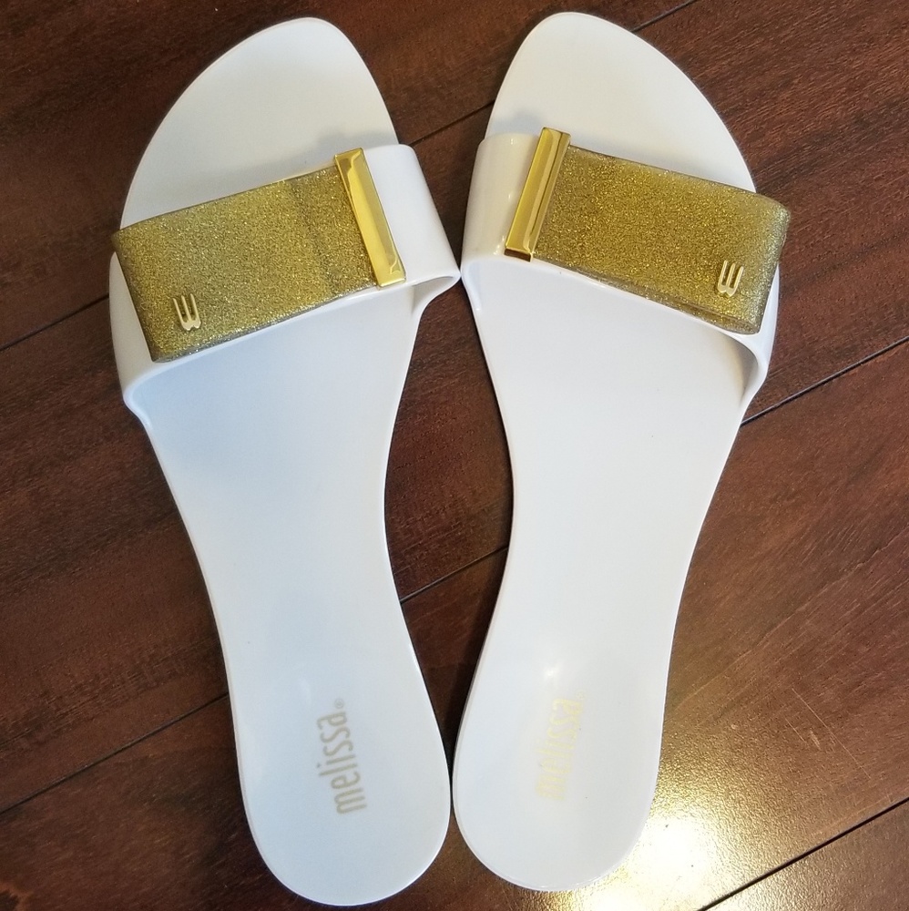 Melissa gel flip flops